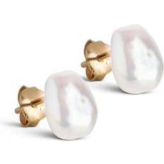 ENAMEL Copenhagen Baroque Studs - Gold/Pearls