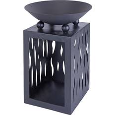 Metro Lane Brazier Fire Pit With Log Store