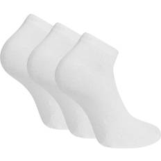 Northix Ankelstrumpor Bambu, Vit 3-pack