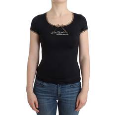 Black Nylon Top T-Shirt IT46