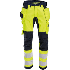 Tranemo workwear Vision HV Hantverksbyxa - HV Gul/Marinblå
