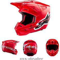 Alpinestars Supertech M5 Crosshjälm - Röd
