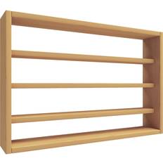 VCM Wooden Beech Wall Shelf 60cm