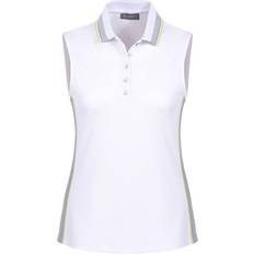 Poloshirts Valiente polo w/o sleeves ohne Arm Polo weiß