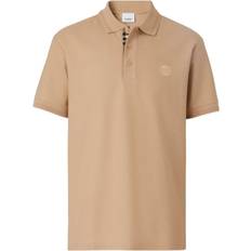 Burberry Polo Shirts Burberry Branded Circle Logo Camel Beige Polo Shirt