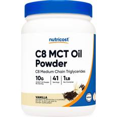 Nutricost C8 MCT Oil Powder 1LB Vanilla