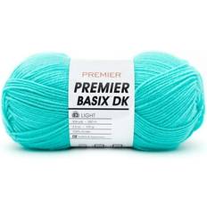 Turquoise Yarn Premier Yarns Basix DK Yarn Turquoise 1142-35