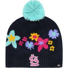 '47 Girls Youth Navy St. Louis Cardinals Buttercup Knit Beanie with Pom