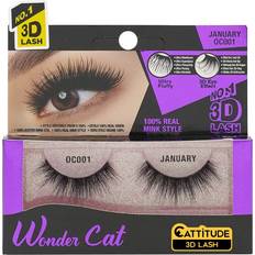 Ebin New York Wonder Cat 3D Faux Mink Eye Lashes-January