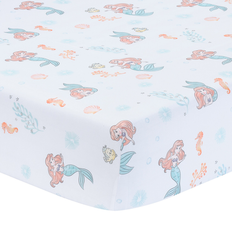 Bedtime Originals Disney Baby The Little Mermaid White Fitted Crib Sheet Ariel