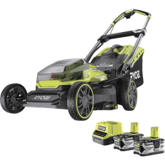 Ryobi ry18lmx40 Ryobi RY18LMX40A-240 (2x4.0Ah) Batteridrevet plæneklipper