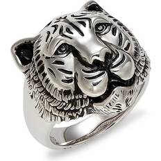 Effy Men Rings Effy Men's Sterling Silver Tiger Ring