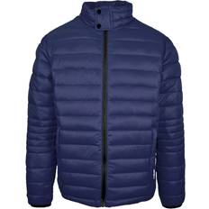 Philipp Plein Plain Padded Navy Blue Jacket