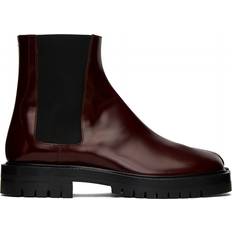 Maison Margiela Chelsea Boots Maison Margiela Burgundy Tabi County Chelsea Boots H8913 Bordeaux/Black IT