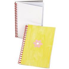 Kontorartikler Colorations Blank Notebook with White Cover Set of 24