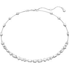 Swarovski Silver Plated Necklaces Swarovski Mesmera Mixed Cut Crystal Scatter Necklace in Rhodium Plated, 14.96-17.72