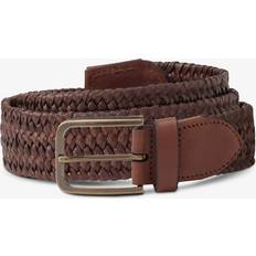 Allen Edmonds Cross Street Casual Belt in Brown Leather