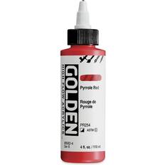 Golden High Flow Acrylics Pyrrole Red, 4 oz bottle