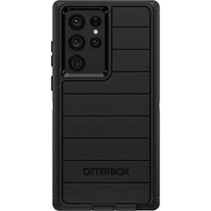 Mobile Phone Accessories OtterBox Defender Series Case for Samsung Galaxy S22 Ultra Only Case Only Microbial Defense Protection Non-Retail Packaging Black