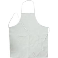 Polyester Aprons Wear'm Apron White