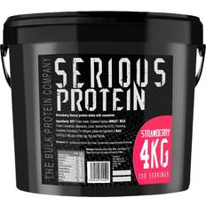 Isolate Protein Powders The Bulk Protein Company SERIOUS 4kg Low Carb Lean Powder Strawberry