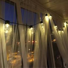 Hanging Black String Light 10 Lamps