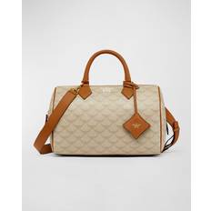 MCM Ella Monogram Boston Top-Handle Bag