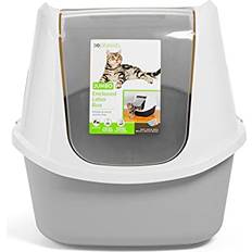 Pets So Phresh Petco Brand So Phresh Grey Jumbo Enclosed Cat Litter Box, 23" L X 19" W X 19"