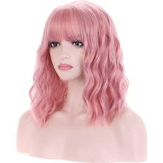 Pink Wigs RightOn Beron 14 Inches Pink Wig for Women