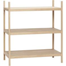 Hübsch Library Small Natural Bokhylla 90cm