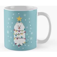 WHIBOS 11oz Samoyed Tree Mug