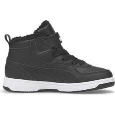 Gutter Joggesko Puma Rebound Joy Fur PS - Black/White