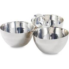 Ralph Lauren Home Montgomery Tredelt Nøddeskål Messing Silver