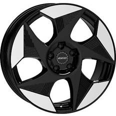 Alutec felgen solar 8.0jx19 et34 5x112 swfp q5 q7 sq5 diamant-schwarz frontpoliert