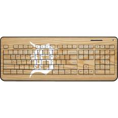 Keyscaper Detroit Tigers Wood Print Wireless USB Keyboard