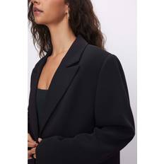 4XL - Vrouw Blazers Good American Women's Luxe Suiting Boyfriend Blazer - Black