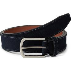 Blue Belts Johnston & Murphy Perfed Suede Belt Navy