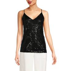 Calvin Klein Women Tank Tops Calvin Klein Women's Sequin Black