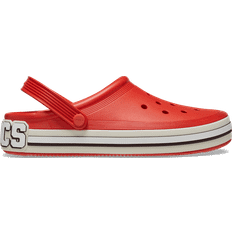 Herren - Rot Pantoletten Crocs Off Court Logo - Tomato