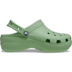 51 ½ - Grün Pantoletten Crocs Classic Platform Clog - Fair Green