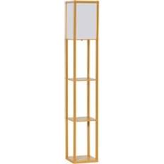 Floor standing reading lamp Homcom 4-Tier Floor Lamp