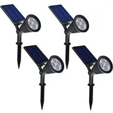 FALOVE Solar Spotlight 2-in-1 Wall/Ground Landscape Solar