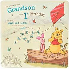 UK Greetings Disney Winnie The Pooh Grandson 1st Birthday Card Grandson Birthday Card 1st Birthday Boy Card