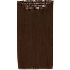 Gold Clip-On Extensions Lullabellz Luxury Gold 18" 5 Piece Human Hair Extensions Golden