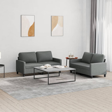2-sits - Soffgrupper Soffor vidaXL Soffgrupp dynor 2 Soffa 2-sits