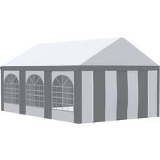 OutSunny 6 4m Grey Marquee Gazebo Tent