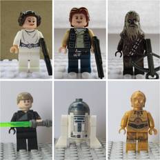 NGBILDER Star Wars Custom Lego Mini Figures Toys Han Solo Luke Chewbacca R2D2