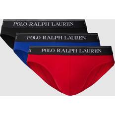 Polo Men's Underwear Polo Ralph Lauren Hrtg Low-rise Cotton Briefs - Royal/Red/Black