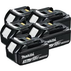 Makita BL1830X5 18v LXT 3.0Ah Li-Ion Battery x5 Pack