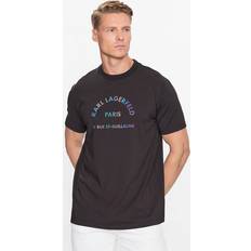 Karl Lagerfeld Men's Short Sleeve T-Shirt - Black